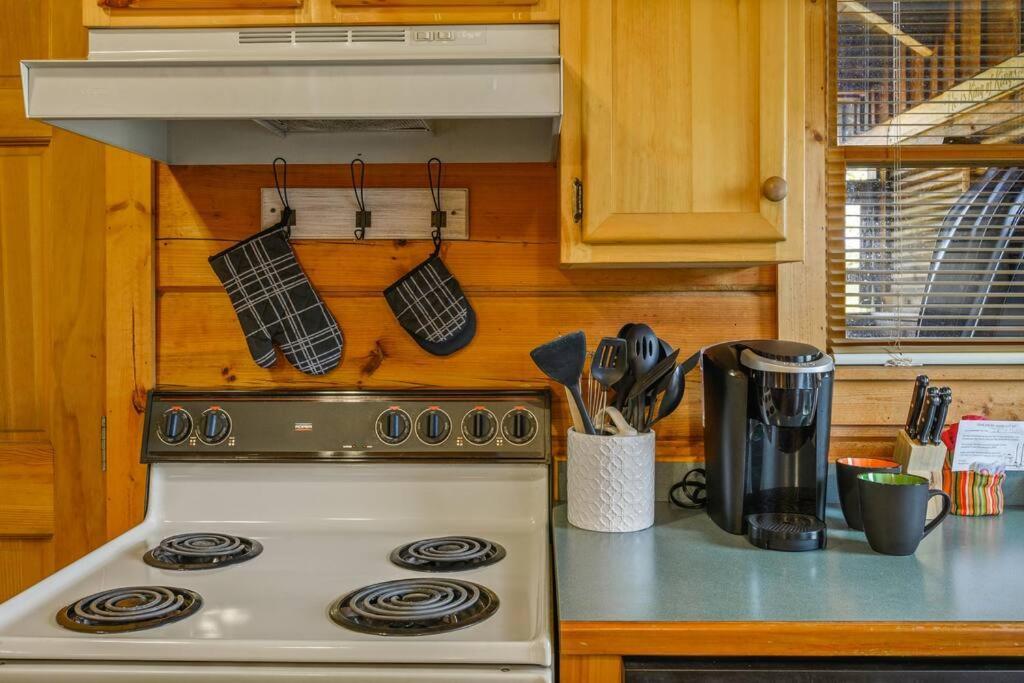 Willa Cozy Studio Log Cabin In The Heart Of Pigeon Forge. Hot Tub. Honeymoon! Sleeps 2 Zewnętrze zdjęcie